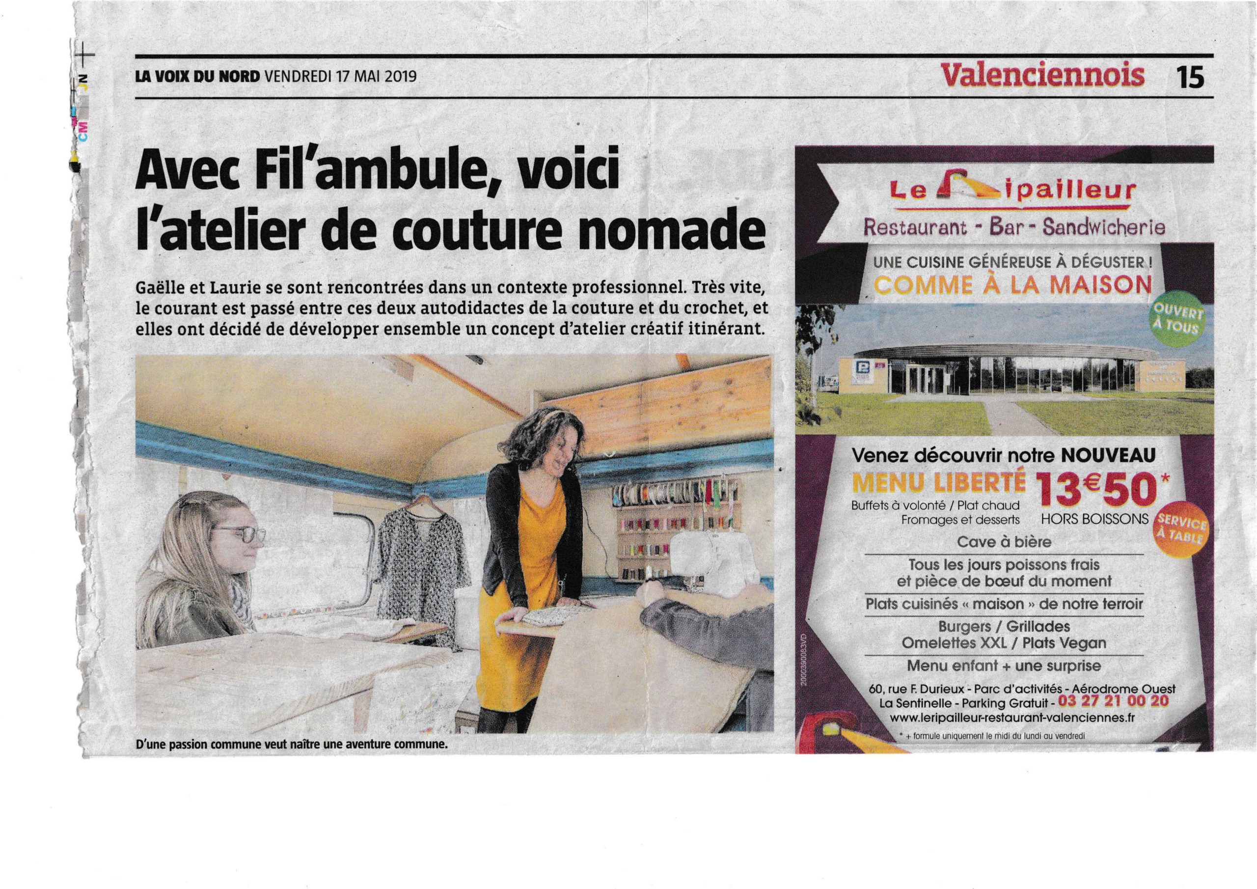 Fil'Ambule - atelier de couture itinérant - Vente de créations originales. Couture, Crochet Atelier Enfants & Adultes