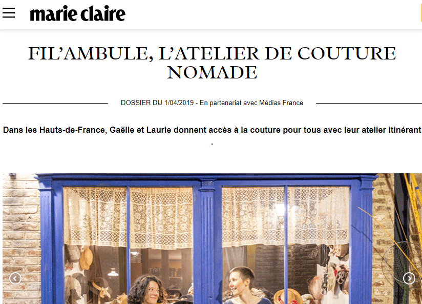 Fil'Ambule - atelier de couture itinérant - Vente de créations originales. Couture, Crochet Atelier Enfants & Adultes