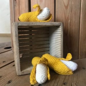 Banane en crochet - Fil'Ambule - créations - ateliers - couture - crochet - broderie - 59