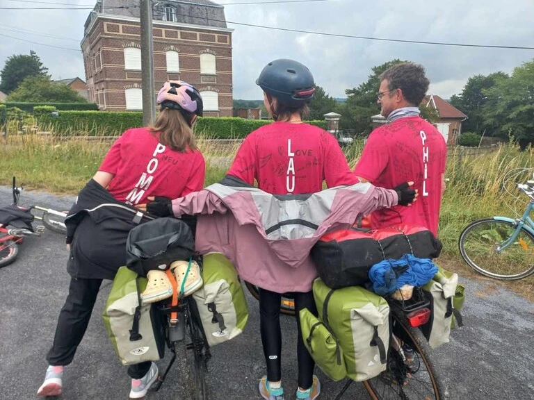 Laurie et son voyage en famille d'un an en bicyclette